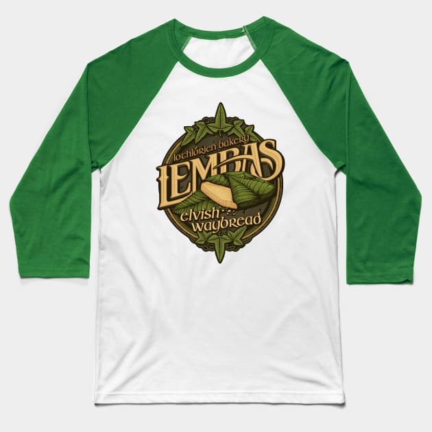 Lembas Bread Baseball T-Shirt by CoryFreemanDesign